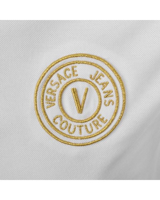 Versace Jeans White Couture Polo T Shirt for men