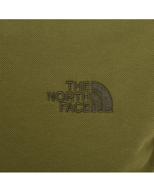 The North Face Green Polo Piquet for men
