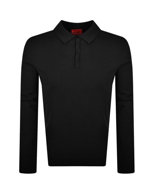 HUGO Black San Pippo Slim Fit Polo T Shirt for men