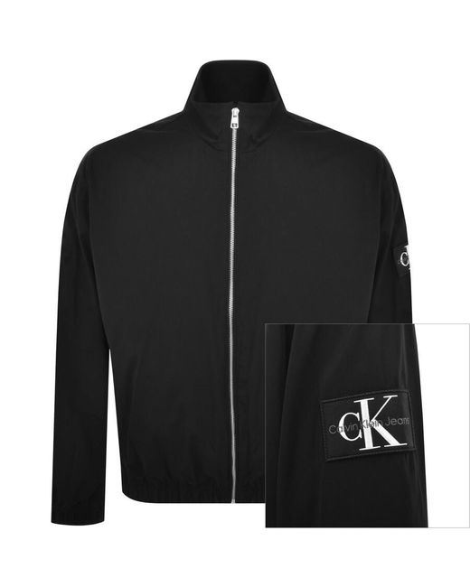 Calvin Klein Black Jeans Utility Overshirt Jacket for men