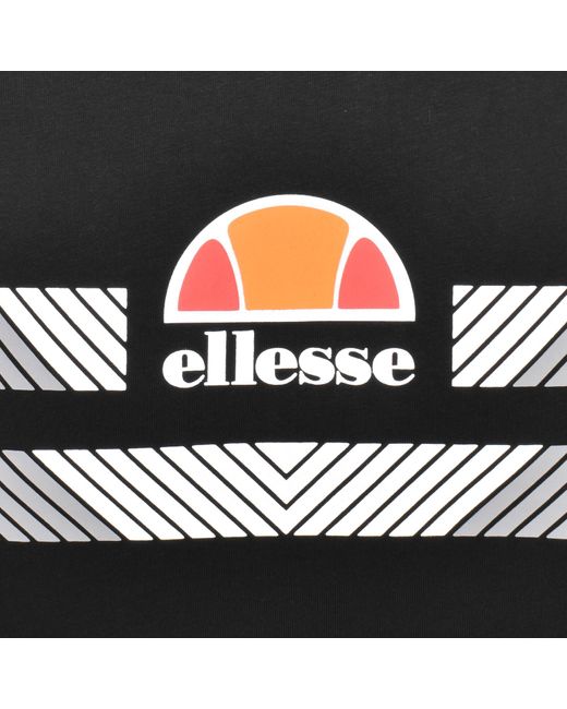 Ellesse Black Aprelvie Logo T Shirt for men