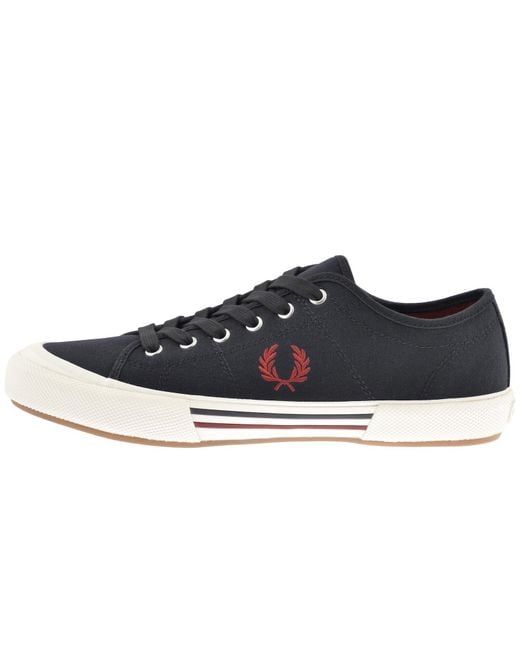 Fred Perry Blue B708 Canvas Trainers for men