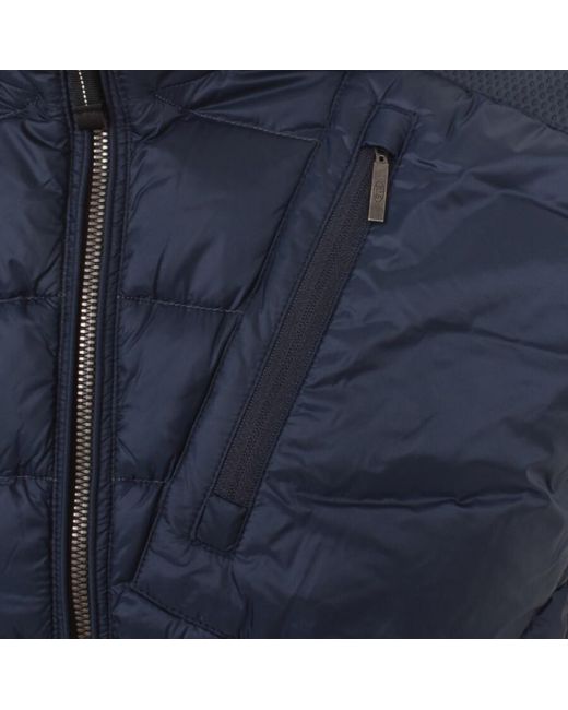 Parajumpers Blue Zavier Quilted Gilet for men