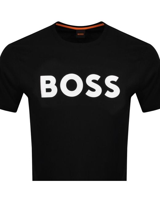 BOSS Thinking 1 Logo T Shirt in Black for Men | Lyst