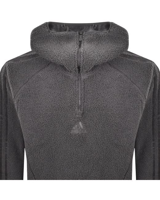 Adidas Originals Gray Borg Teamgeist Hoodie for men