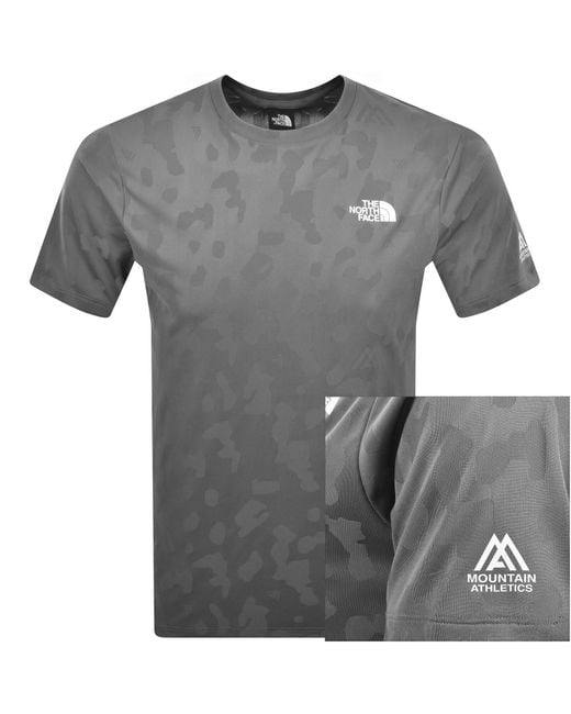 The North Face Gray Logo T Shirt for men