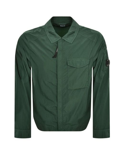 C P Company Green Cp Company Chrome R Overshirt for men