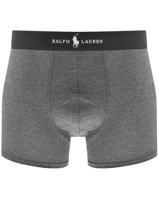 Ralph Lauren Blue 3 Pack Premium Modal Blend Trunks for men