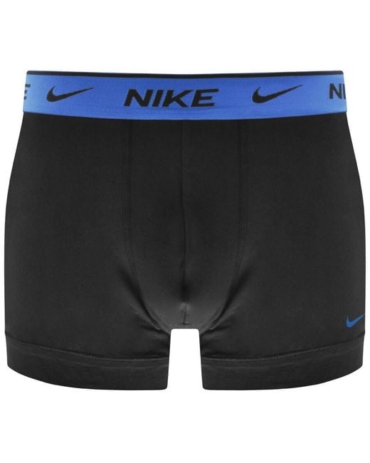 Nike Black Logo Three Pack Trunks for men