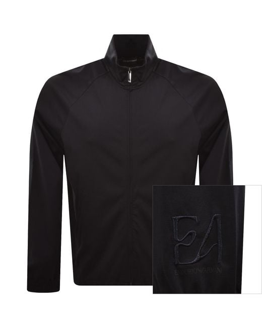 Armani Black Emporio Full Zip Sweatshirt for men