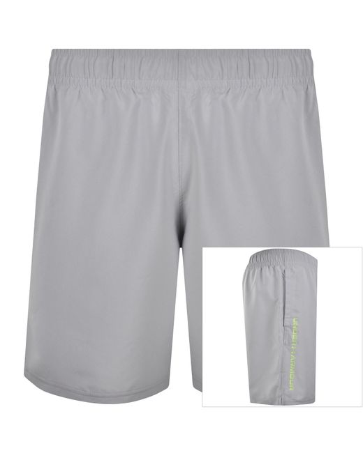 Under Armour Gray Logo Shorts for men