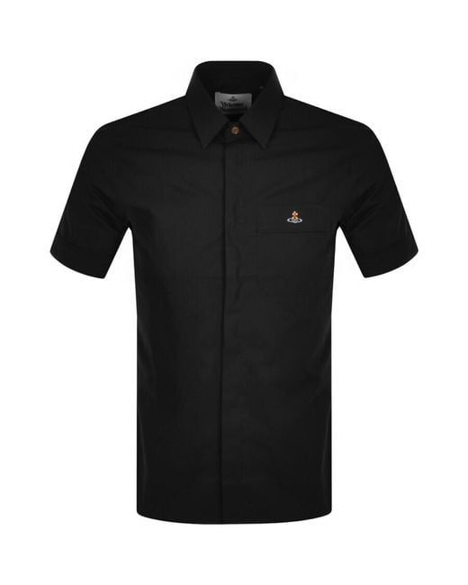 Vivienne Westwood Black Short Sleeved Shirt for men