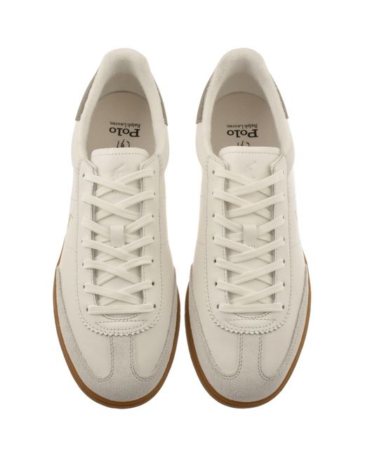 Ralph Lauren White Bedford Pp Trainers for men