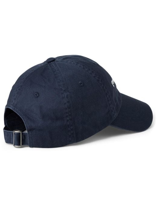 Ralph Lauren Blue Classic Sport Baseball Cap for men