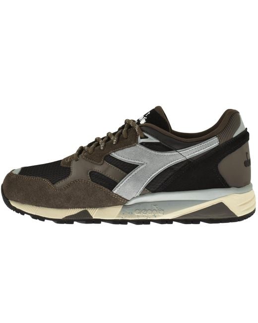 Diadora Black N9002 Polar Trainers for men