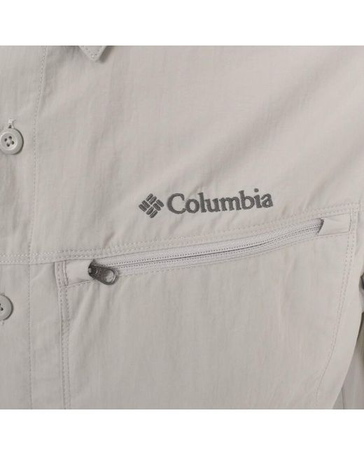 Columbia Gray Mountaindale Outdoor Shirt for men