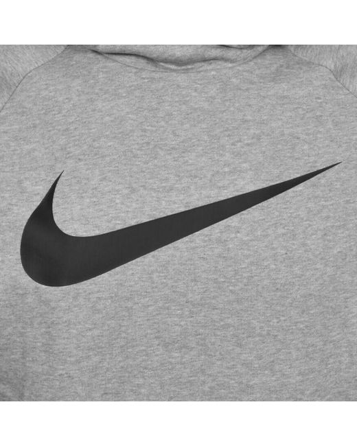 Nike Gray Training Logo Hoodie for men
