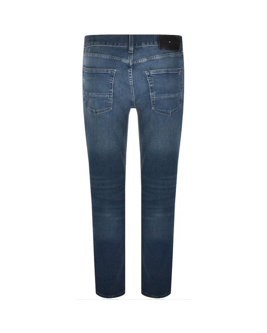 Tommy Hilfiger Blue Denton Straight Fit Jeans for men