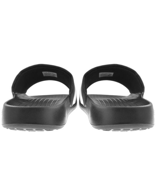 Lacoste Black Serve Sliders for men