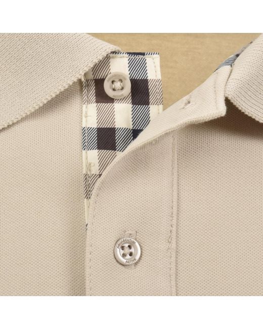 Aquascutum Natural Cc Piquet Polo T Shirt for men
