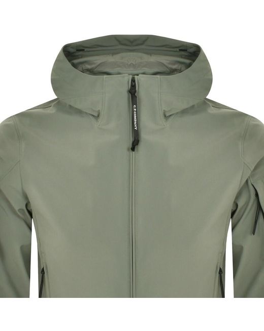 C P Company Green Cp Company Hooded Shell Jacket for men
