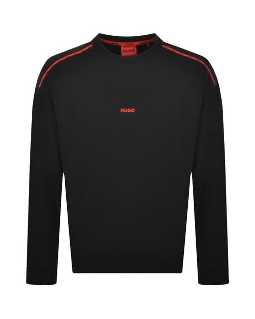HUGO Black Noah Sweatshirt for men