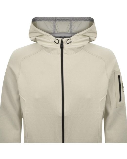 Boss Gray Boss Knit Panel Elevate Jacket for men