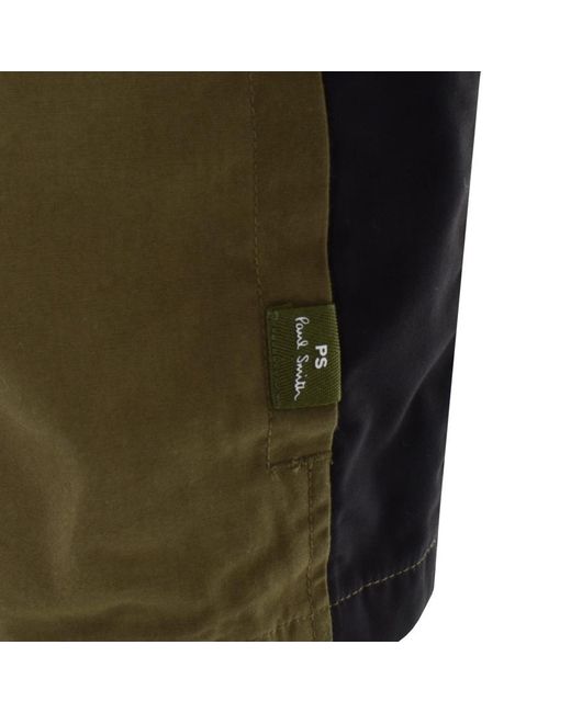 Cotton Ps By Overshirt Jacket in Khaki 