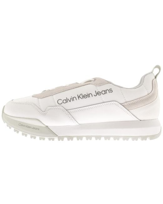 calvin klein jeans sneakers white