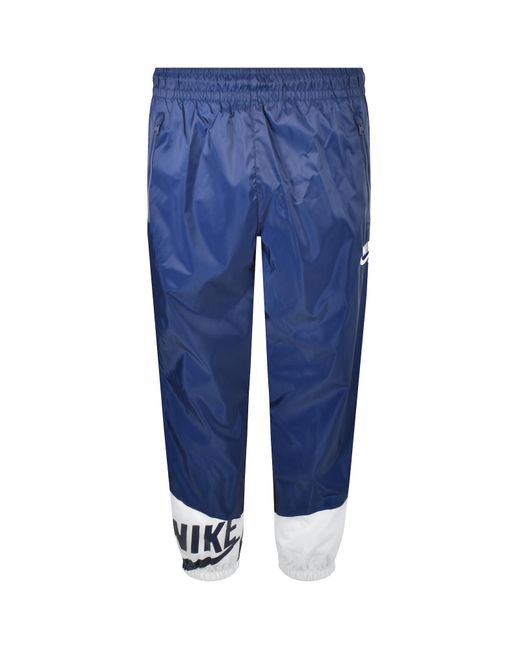 Nike Blue Windrunner Woven Joggers for men