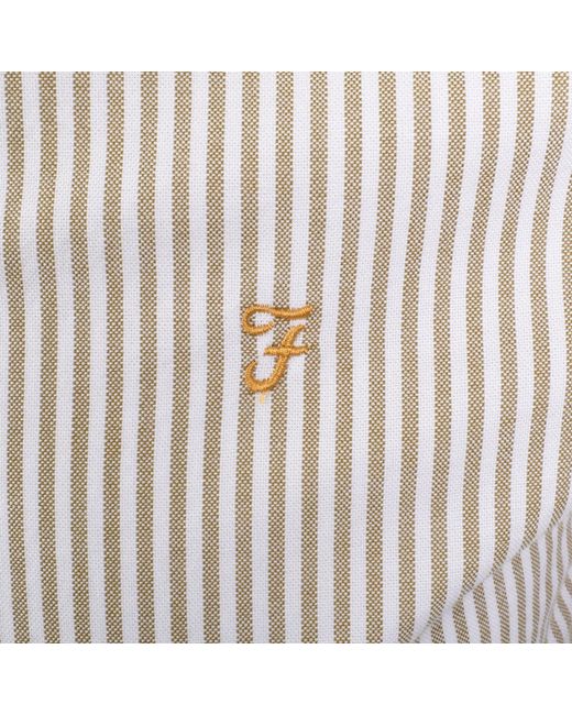 Farah Gray Farah Brewer Short Sleeve Shirt for men