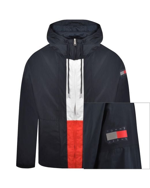 Tommy Hilfiger Blue Chicago Windbreaker Jacket for men