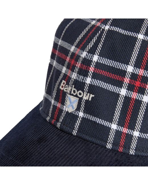 Barbour Blue Benson Baseball Cap for men