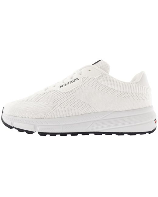 Tommy Hilfiger White Lightweight Knit Trainers for men