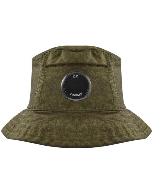 C P Company Green Cp Company Co Ted Bucket Hat for men