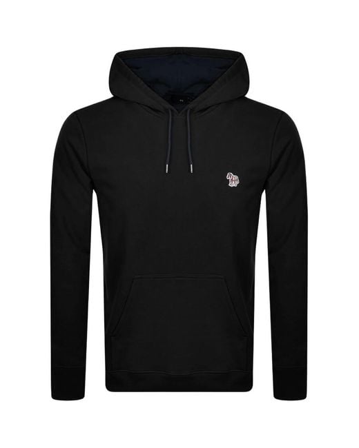 Paul Smith Black Pullover Hoodie for men