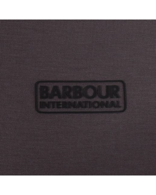 Barbour Gray Deep Cuff T Shirt for men