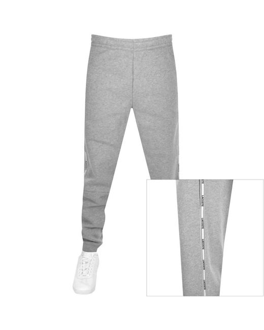 Lacoste Fleece jogging Bottoms in Grey 