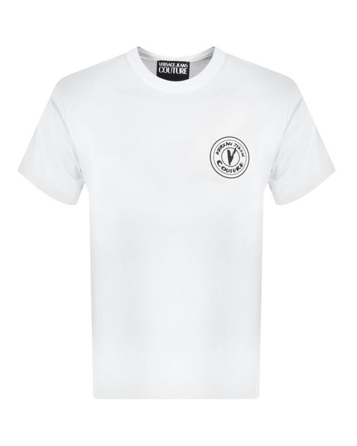 Versace Jeans White Couture Seasonal T Shirt for men