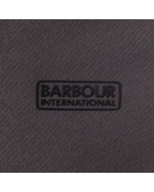 Barbour Gray Essential Sweatshirt for men