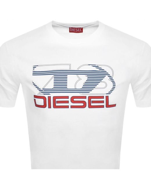 DIESEL White Diegor K74 T Shirt for men