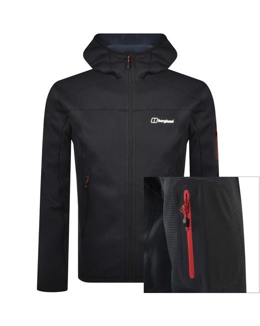 Berghaus Black Pravitale 2.0 Hooded Jacket for men