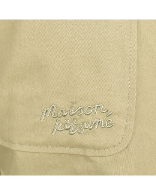 Maison Kitsuné Natural Casual Trousers for men