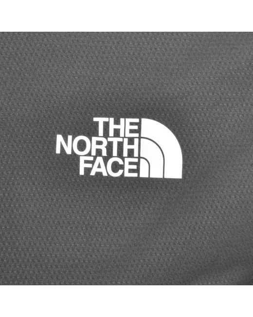 The North Face Gray Quarter Zip T Shirt for men