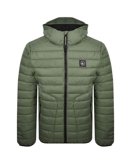 Marshall Artist Green Ashdale Bubble Jacket for men