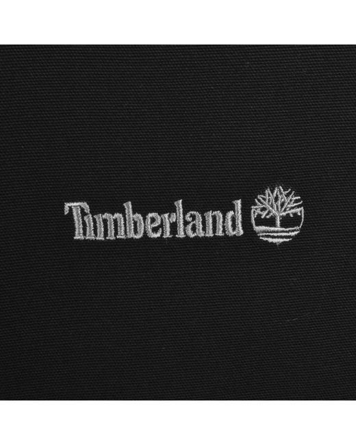 Timberland Black Hooded Bomber Jacket for men