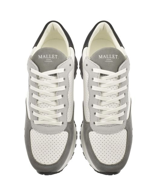 Mallet White Popham Trainers for men