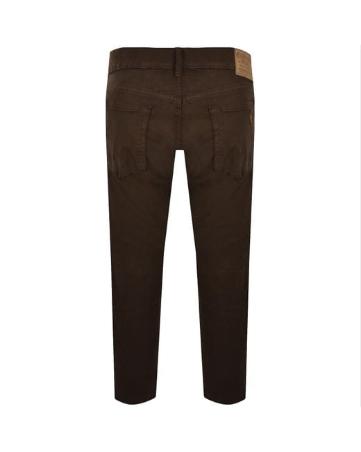 Ralph Lauren Brown Sullivan Slim Fit Jeans for men