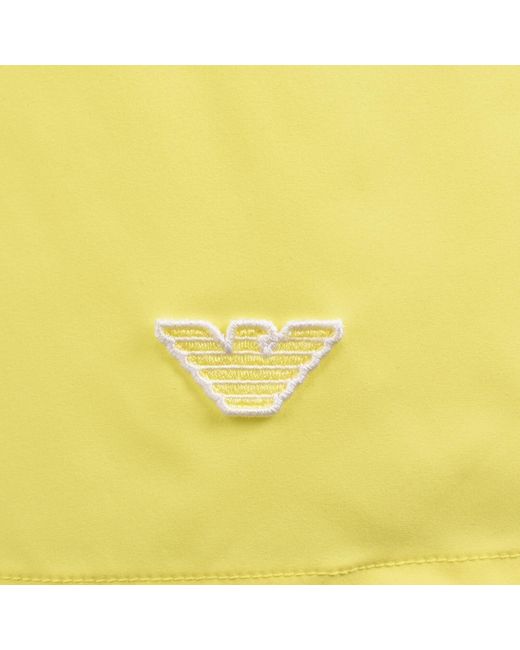 Armani Yellow Emporio Boxer Swim Shorts for men