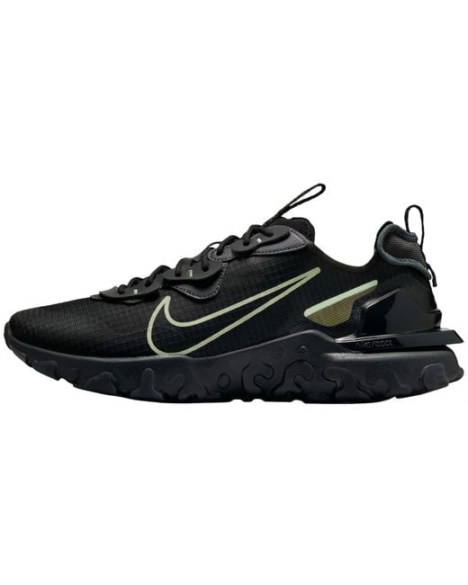 Nike Black React Vision Trainers for men